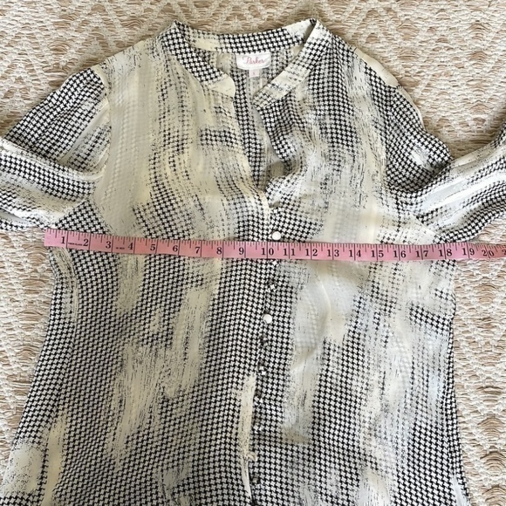 Parker silk blouse small - Picture 7 of 9